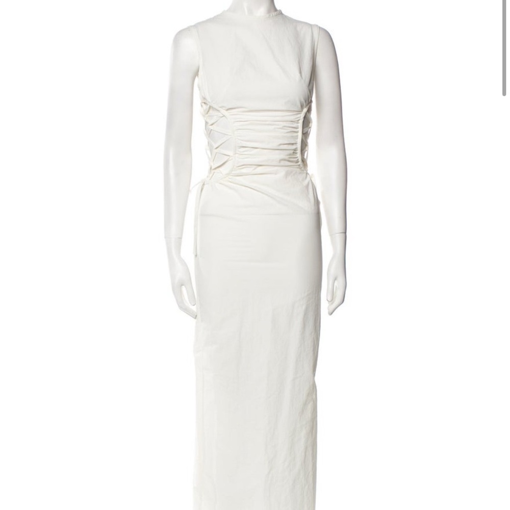 Christopher Esber Ivory Midi Dress